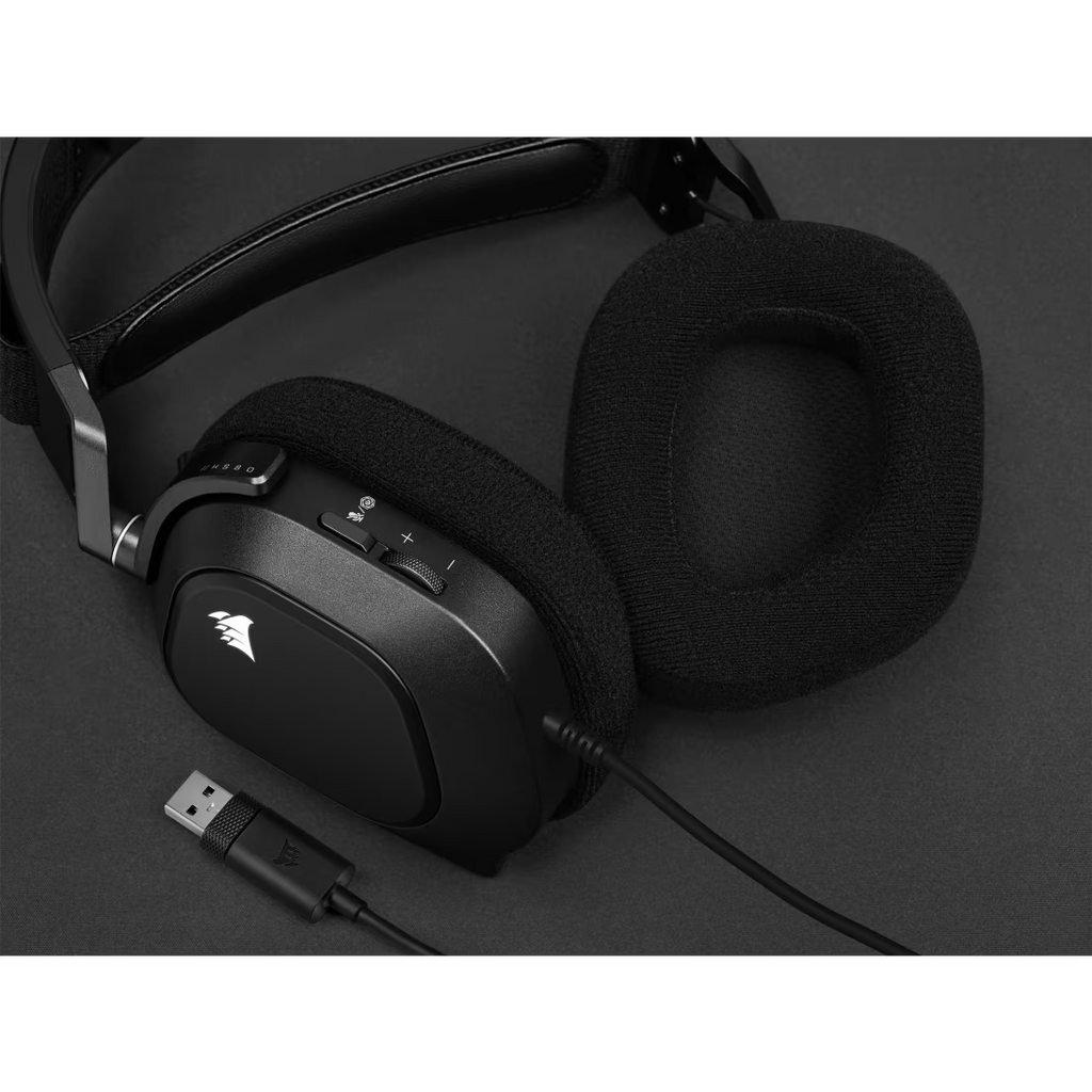 CORSAIR HS80 RGB USB Wired Gaming Headset