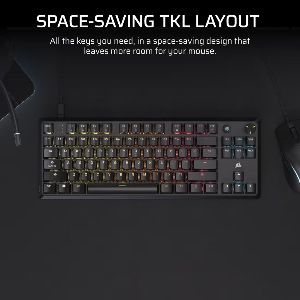 CORSAIR K70 CORE TKL RGB Mechanical Gaming Keyboard