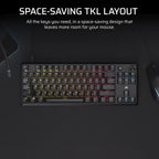 CORSAIR K70 CORE TKL RGB Mechanical Gaming Keyboard