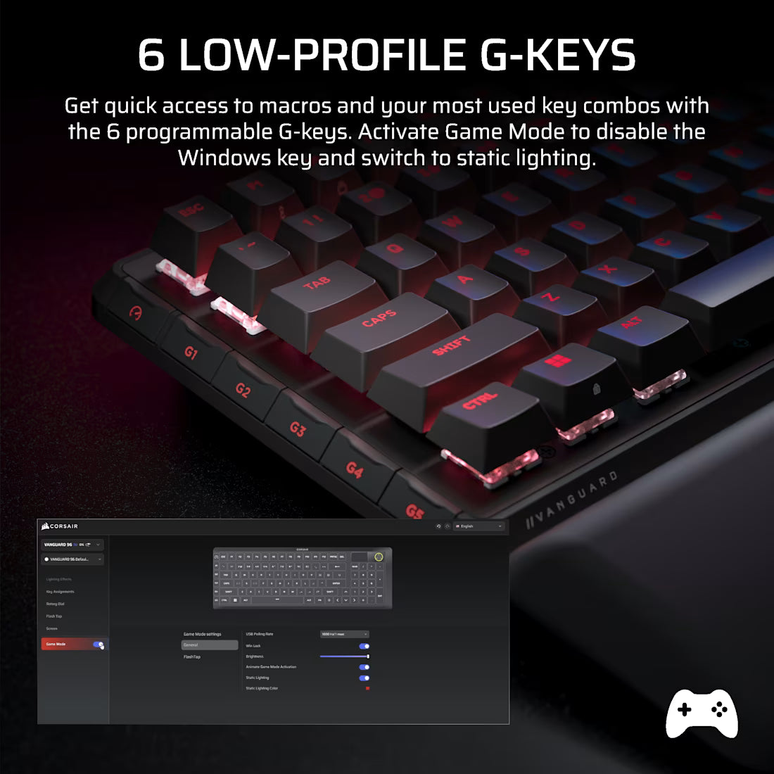VANGUARD PRO 96 Hall Effect Gaming Keyboard